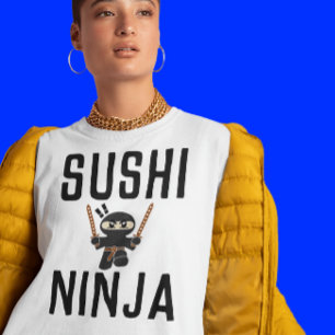 Camiseta SUSHI NINJA T-Shirts Engraçadas
