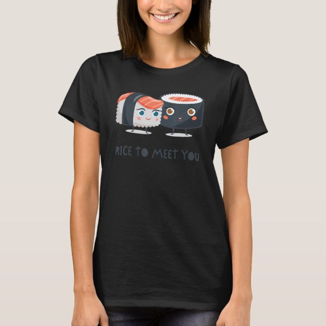 Camiseta Sushi Rice Para Te Conhecer (Frente)