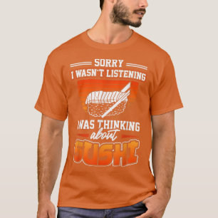 Camiseta Sushi Rice Tuna Anime Sushi Roll Japan Foodie Seaf