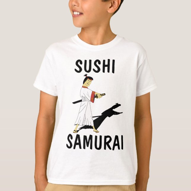 CAMISETA SUSHI SAMURAI FUNNY BOYS T-SHIRTS (Frente)