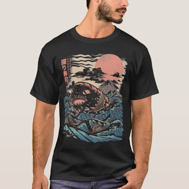 Camiseta Sushi Sharkiri (Frente)