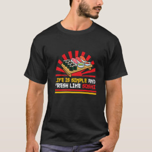 Camiseta sushi sushi comida sushitime comidaJaponesa sashim