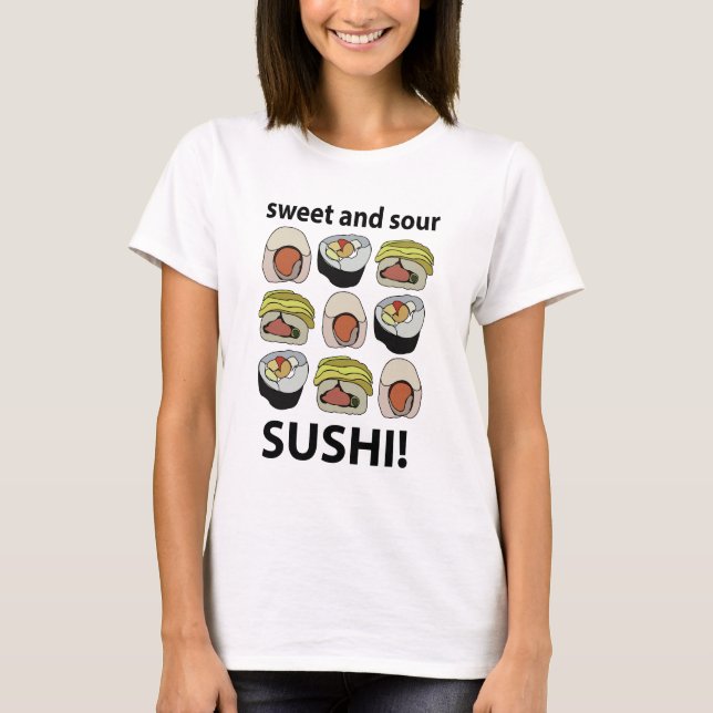 Camiseta Sushi Sweet e Sour Sushi (Frente)
