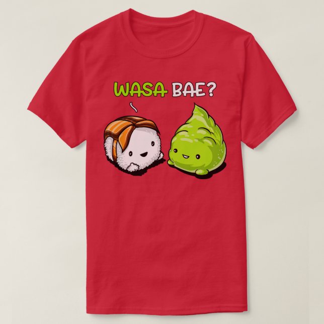 Camiseta Sushi Wasa Bae (Frente do Design)