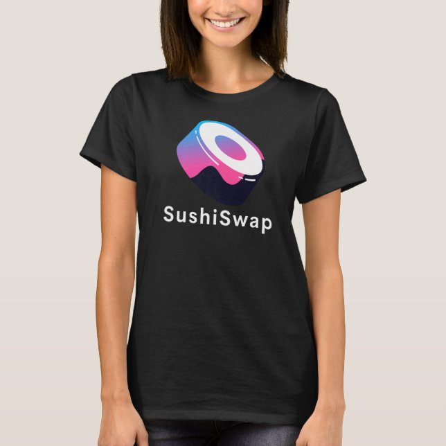 Camiseta Sushiswap Token Crypto Eethum Dex Defi Sushi Cry (Frente)