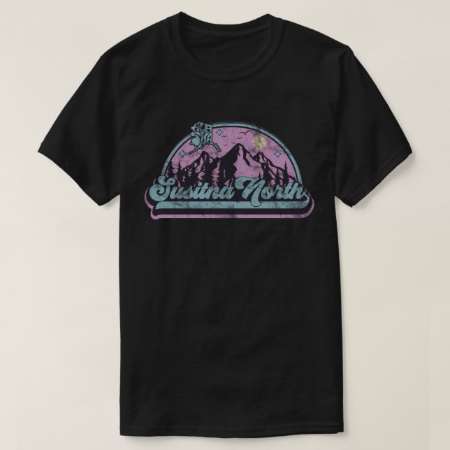 Camiseta Susitna North, Alasca (Frente do Design)