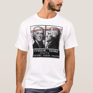 Camiseta Suspeito de terror doméstico de Thomas Jefferson