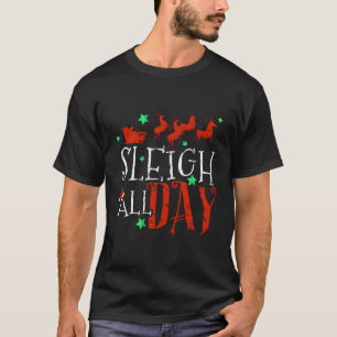 Camiseta Suspender os Papais noeis do dia todo