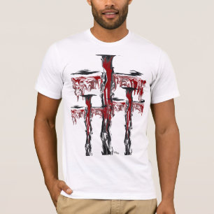 Camiseta "Suspensão chuviscada" por Michael Crozz
