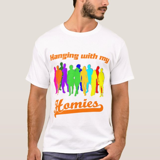Camiseta Suspensão com meu Homies (Frente)