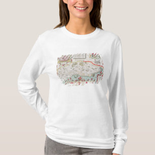Camiseta Sussex, gravado por Jodocus Hondius de John