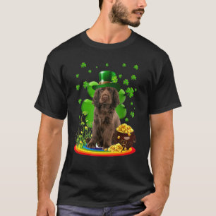 Camiseta Sussex Spaniel Dia de São Patrício Irlandês Cão Sh