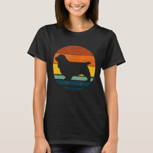 Camiseta Sussex Spaniel Vintage Retrô Cão Pai Mãe