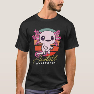 Camiseta Sussurrador de Axolote Anfíbio Mexicano Salamandra