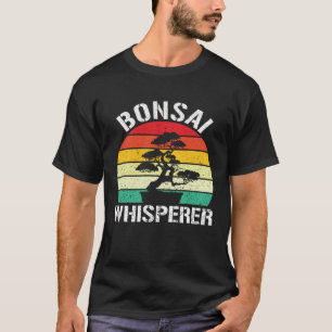 Camiseta Sussurrador de Bonsai Podando Jardim Japonês Bonsa
