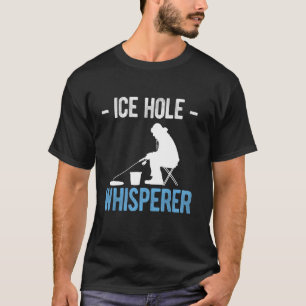 Camiseta Sussurrador de Buraco de Gelo Pesca no Gelo