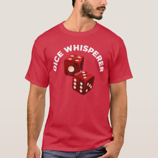 Camiseta Sussurrador de Dados Jogo de Craps Engraçado Jogad
