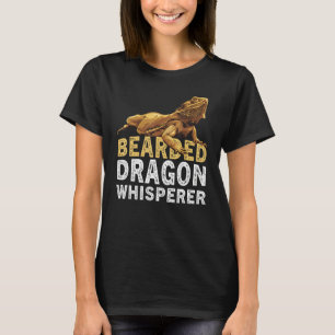 Camiseta Sussurrador de Dragão Barbudo Lagarto Répteis Ani