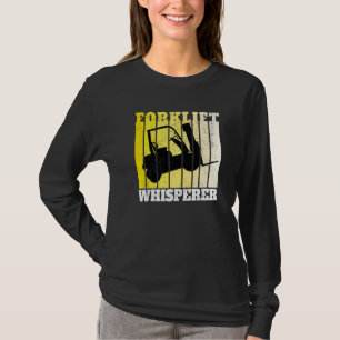 Camiseta Sussurrador de Empilhadeira Operador de Empilhadei