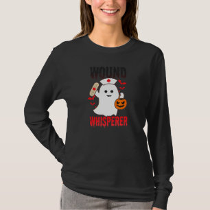 Camiseta Sussurrador de Feridas Enfermeira de Halloween