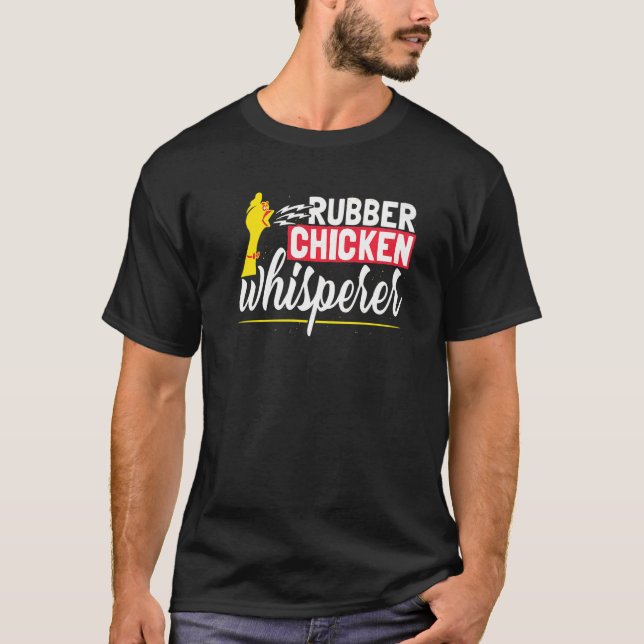 Camiseta Sussurrador de Frango de Borracha (Frente)