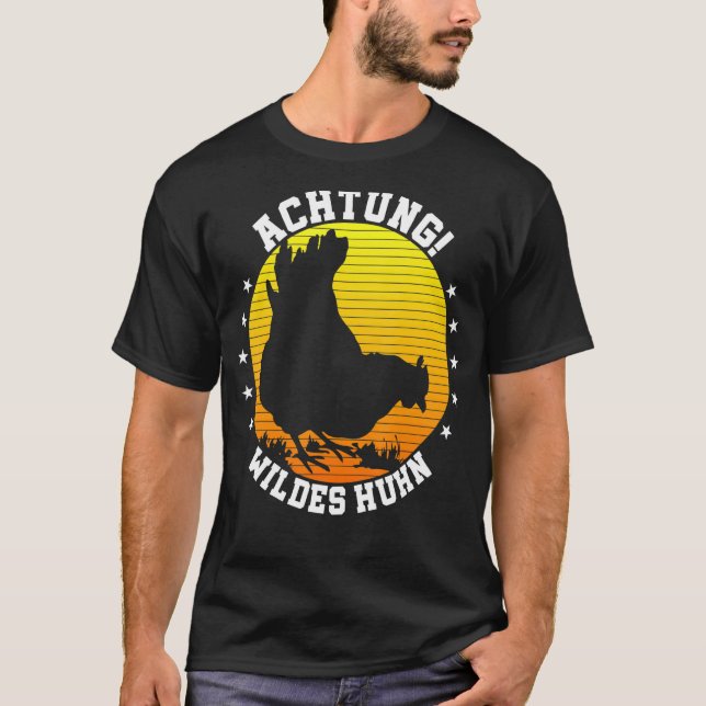 Camiseta Sussurrador de Frango de Galinheiro de Frango Selv (Frente)