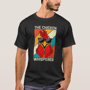 Camiseta Sussurrador de Frango Fazendeiro de Frango de Quin