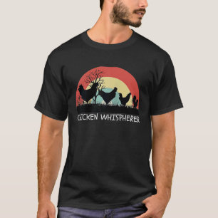 Camiseta Sussurrador de Frangos com Estilo de Quintal Retro