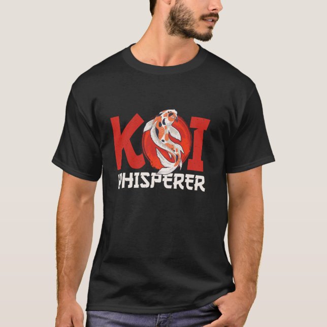 Camiseta Sussurrador de Koi Peixe Japonês (Frente)