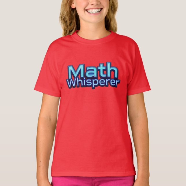 Camiseta Sussurrador de Matemática (Frente)