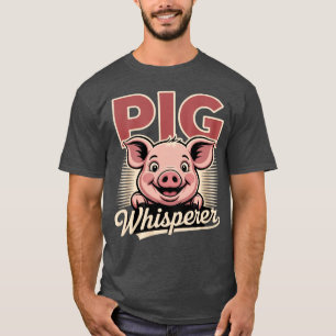 Camiseta Sussurrador de Porcos - Amante de Porcos Criação d
