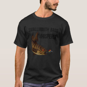 Camiseta Sussurrador de Robalo Pequeno Fun Fisher Homem Pes