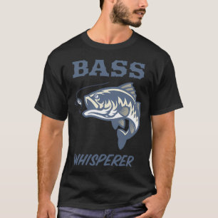 Camiseta Sussurrador de robalo Pesca engraçada