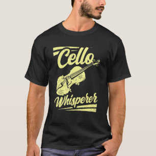 Camiseta Sussurrador de Violoncelo Instrumento Violoncelist