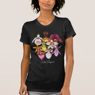 Camiseta Sussurro de Orquídea Vintage