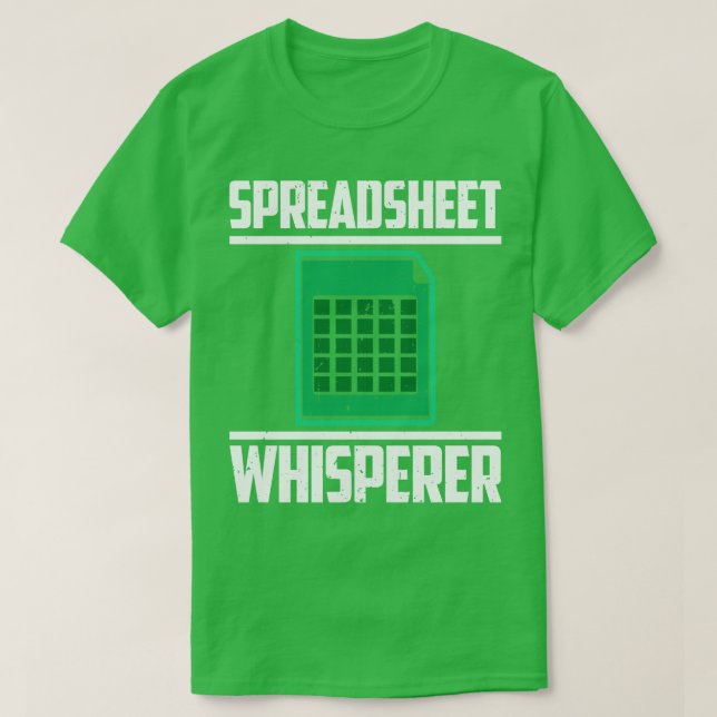 Camiseta Sussurro de Planilha (Frente do Design)