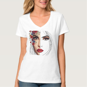 Camiseta Sussurros da Natureza - Beleza Feminina em Bloom