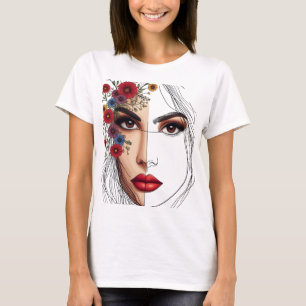Camiseta Sussurros da Natureza - Beleza Feminina em Bloom