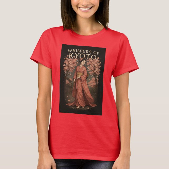 Camiseta Sussurros de Kyoto - Legança em cada passo (Frente)