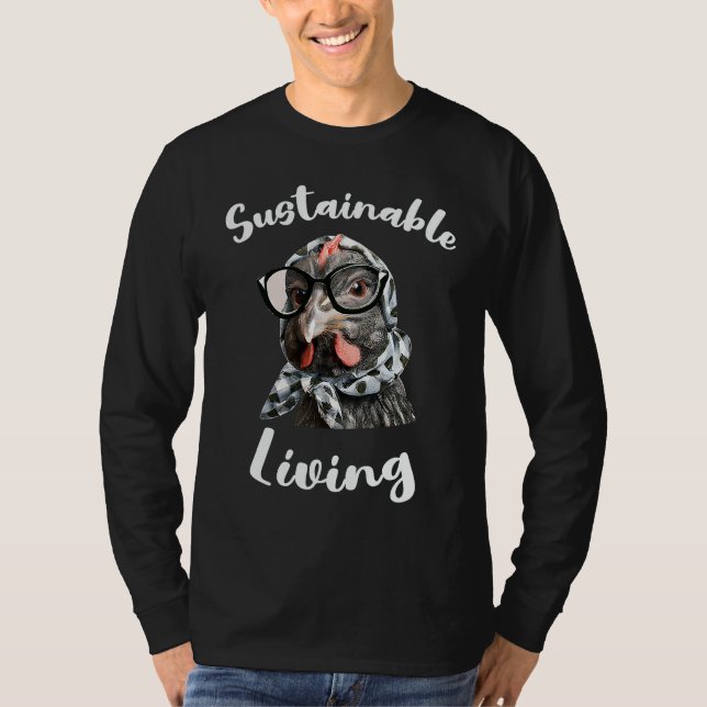 Camiseta Sustainable Living is Sustainable Life for Homeste (Frente)