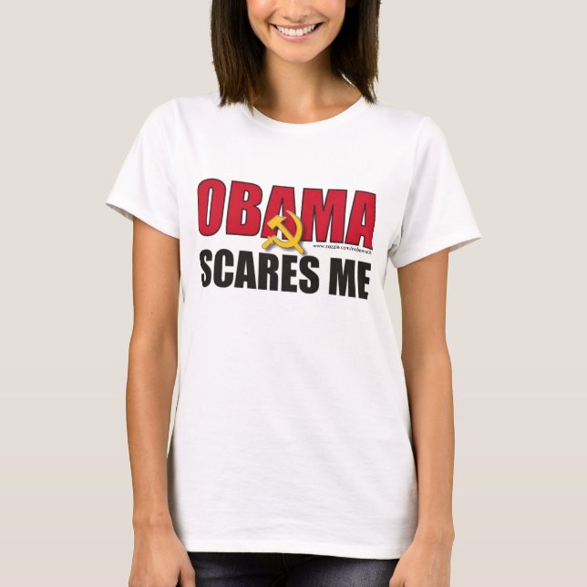 Camiseta Sustos de Obama mim - personalizado (Frente)