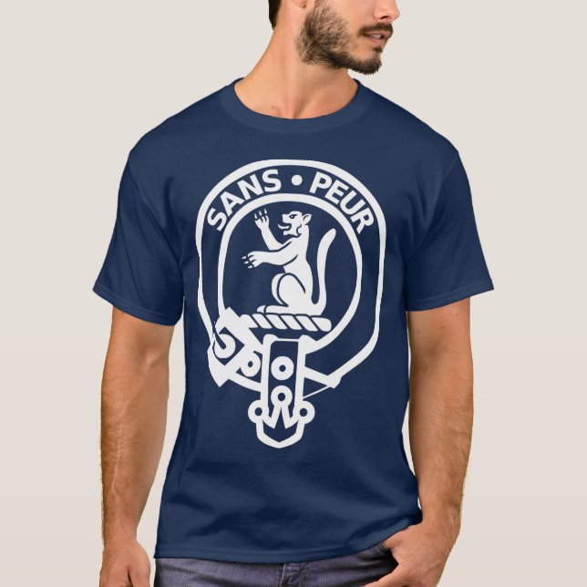Camiseta Sutherland Scottish Family Clan Name Crest (Frente)