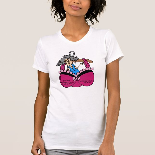 Camiseta Sutiãs e humor dos enrugamentos (Frente)