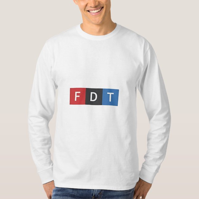 Camiseta Sutil Anti-Trump FDT Anti-Maga Democratas (Frente)