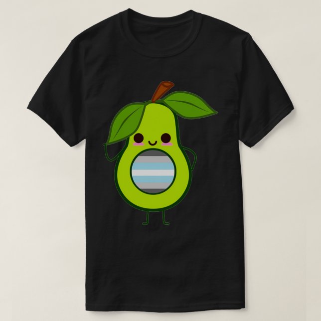 Camiseta Sutil Demiboy Avocado demiboy abacado (Frente do Design)
