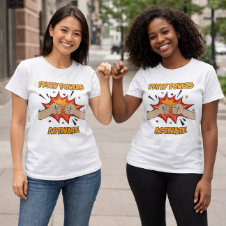 Camiseta Sutis Powers Ativam Estilo Retroativo