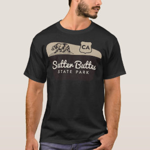 Camiseta Sutter Butts State Park Califórnia Sinal de Boas-v