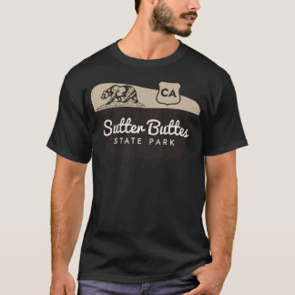 Camiseta Sutter Butts State Park Califórnia Sinal de Boas-v