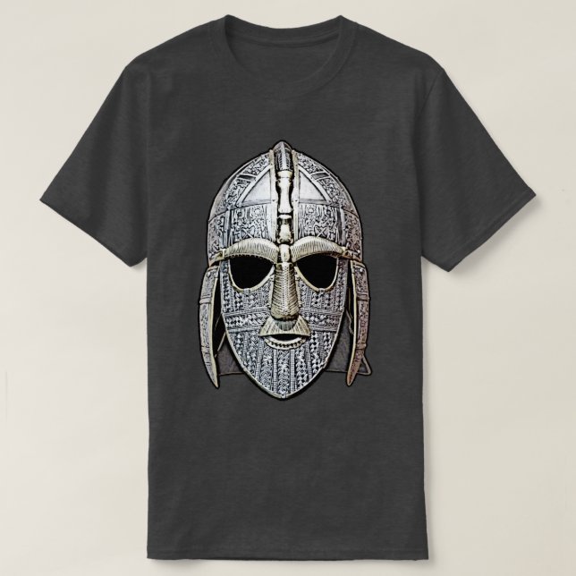 Camiseta Sutton Hoo Helmet (Frente do Design)