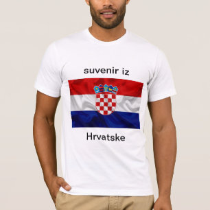 Camiseta suvenir iz Hrvatske